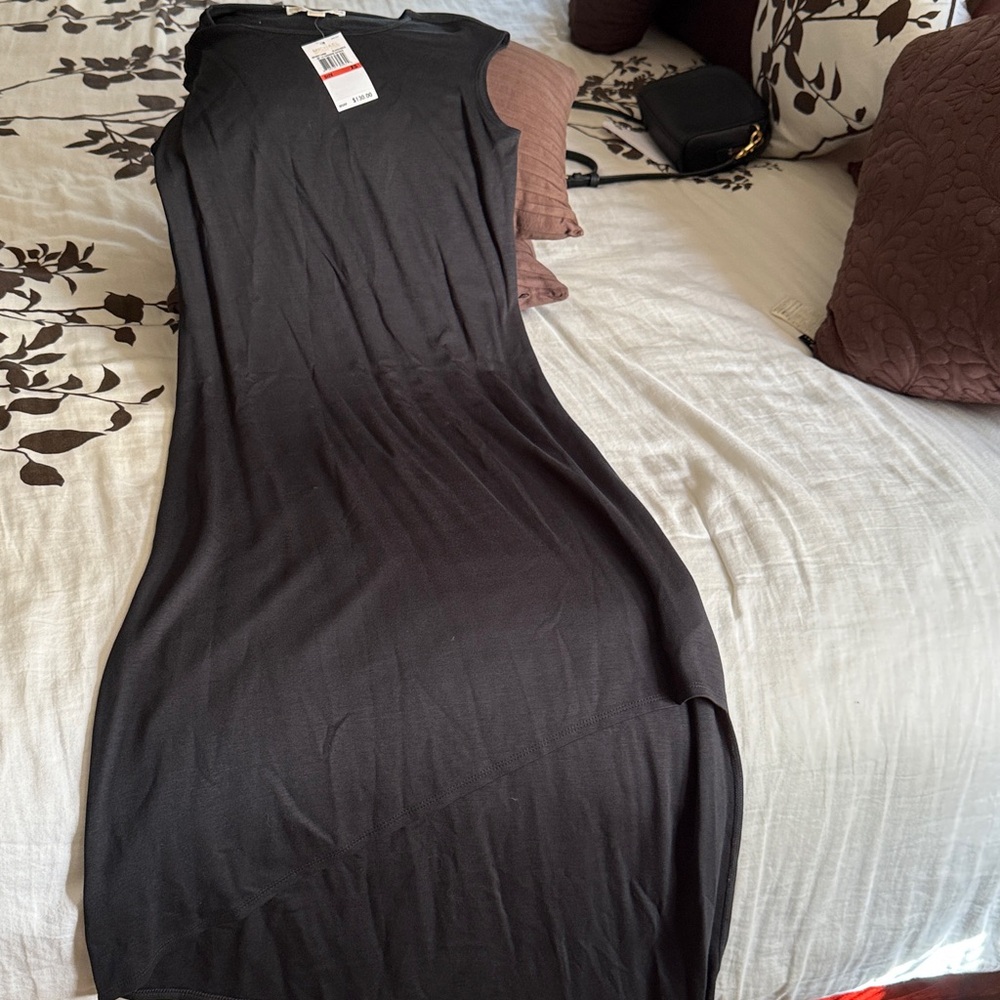 MICHAEL Michael Kors Black Asymmetrical Dress